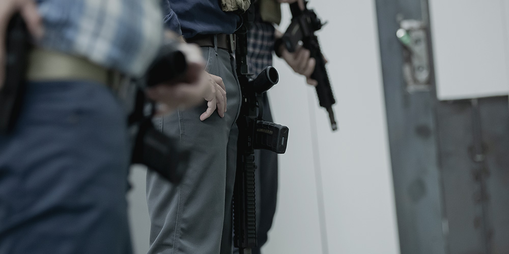 Skjutbana för dynamiskt skytte i Stockholm